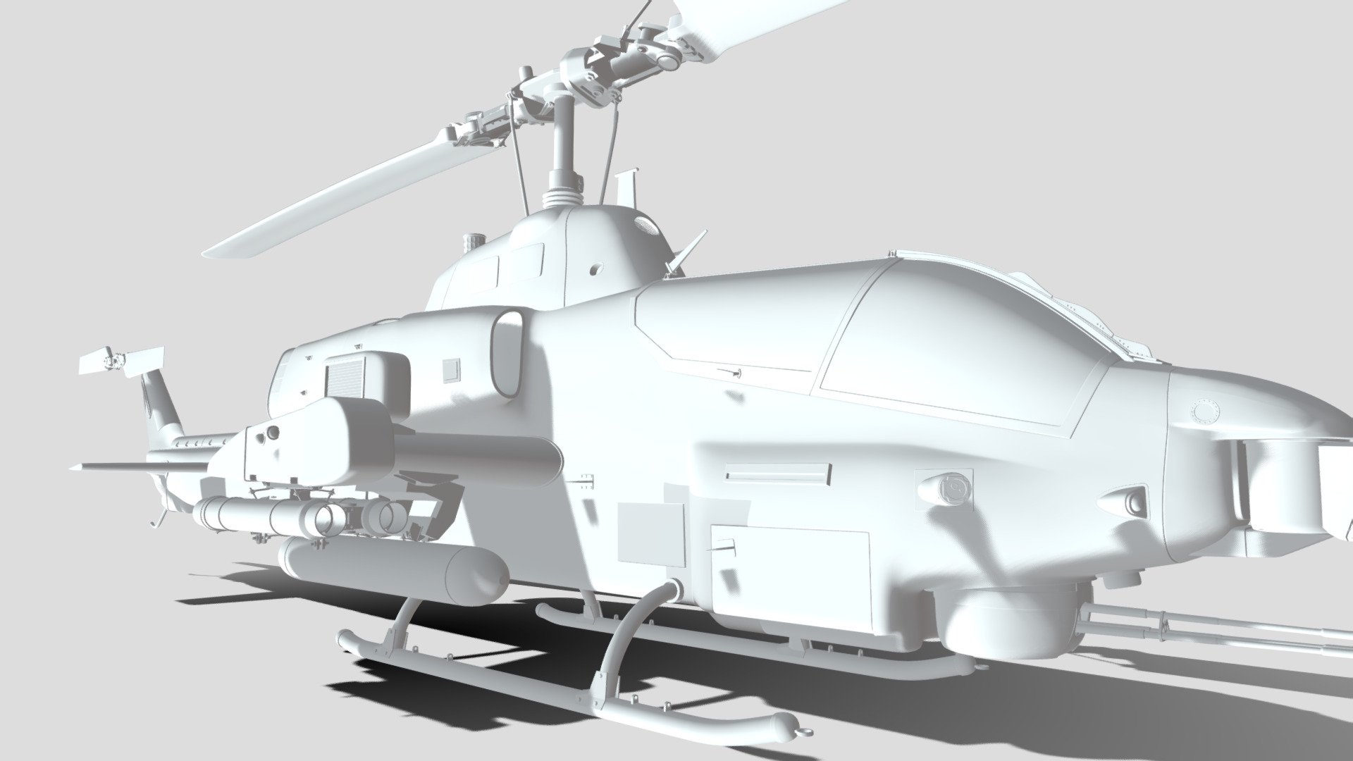 Bell AH-1 Cobra 3D Model - Download Free 3D model by ALI1388 [bf4960e ...