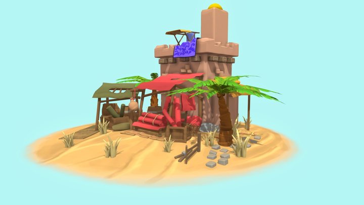 DAE Bazaar 2023 3D Model