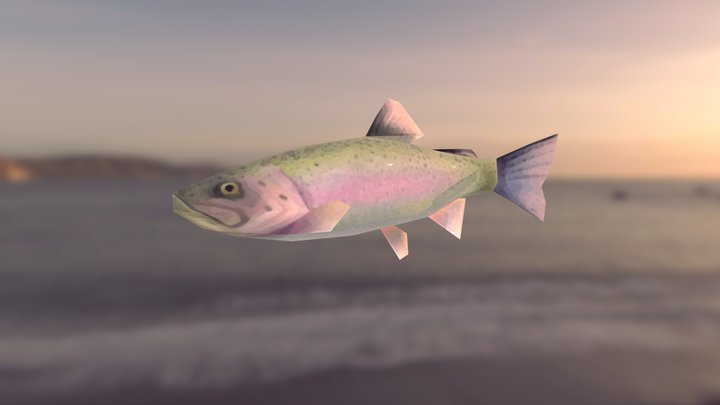 Rainbow Trout 3D Model