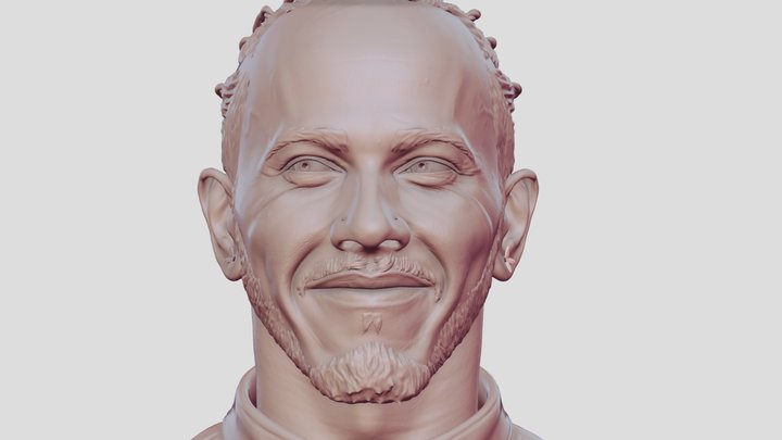 LewisHamilton_decimated 3D Model