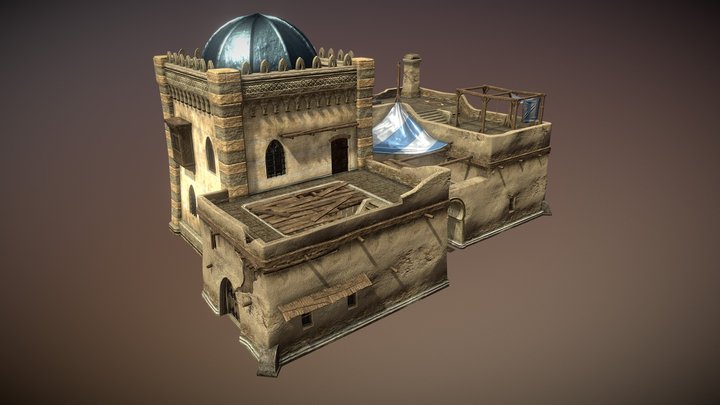 Desert house 3D Model