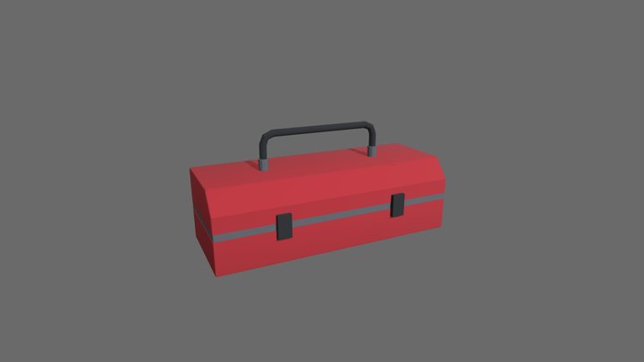 [Low Poly] Toolbox 3D Model