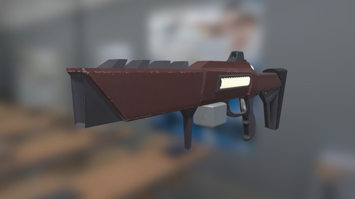 Rifle Sci-Fi Model 3D Model