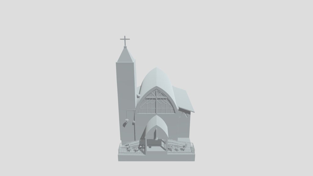 Azure Chapel with Cross
