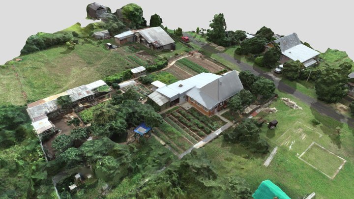 house in the village 3D Model