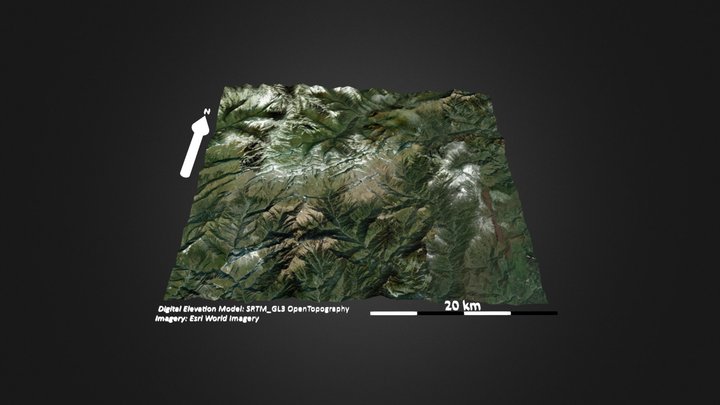 成都大雪塘 – Free 3D Model STL