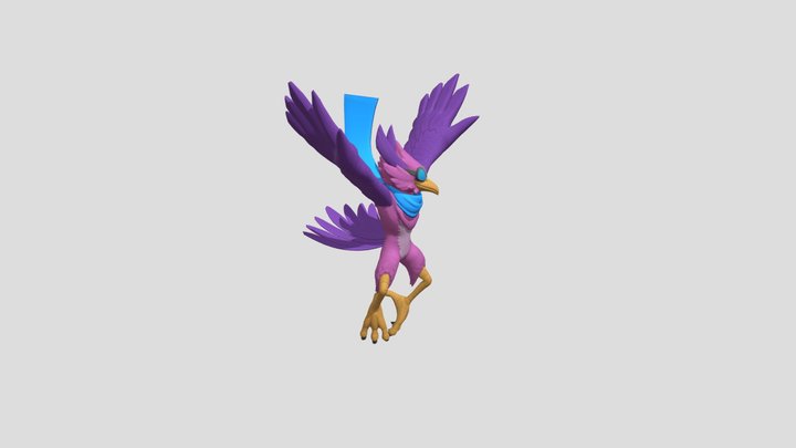 Rivals Of Aether II - Wrastor 3D Model