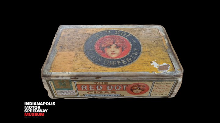 Red Dot Cigar Box