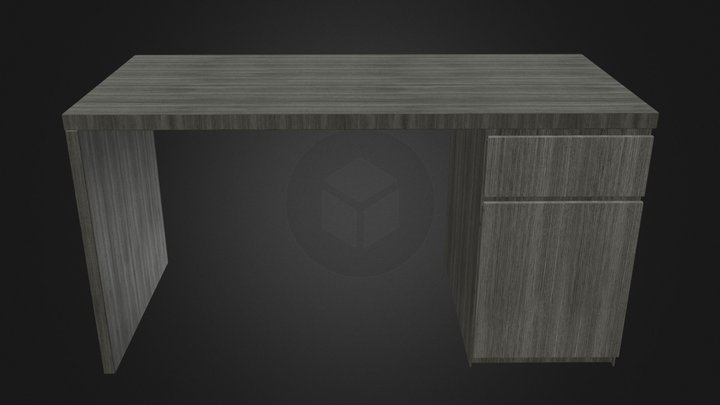IKEA Malm Desk 3D Model