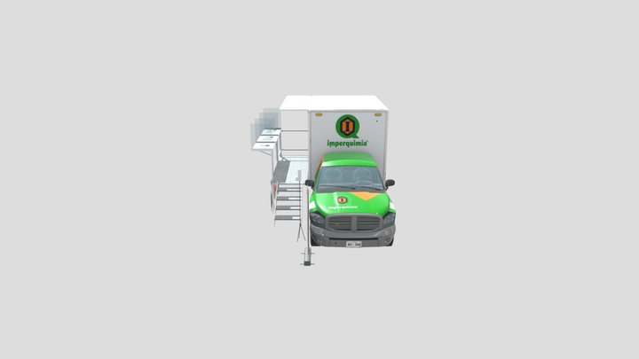 Camioneta Imperquimia 3D Model