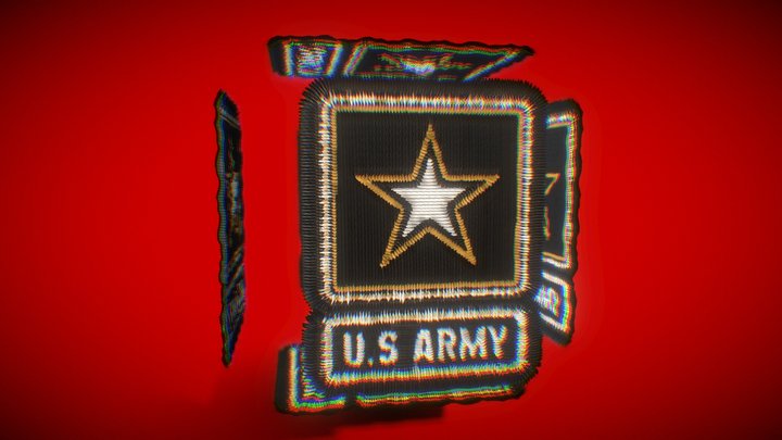 US Army Embroidery (Material) – Modèle 3D gratuit STL