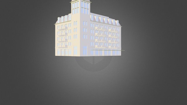 Mixed-Use Building Test2 3D Model