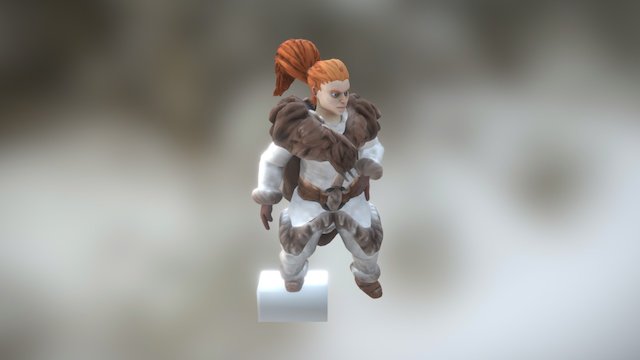 Huntress 3D Model