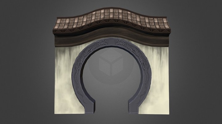 Moon Gate 3D Model
