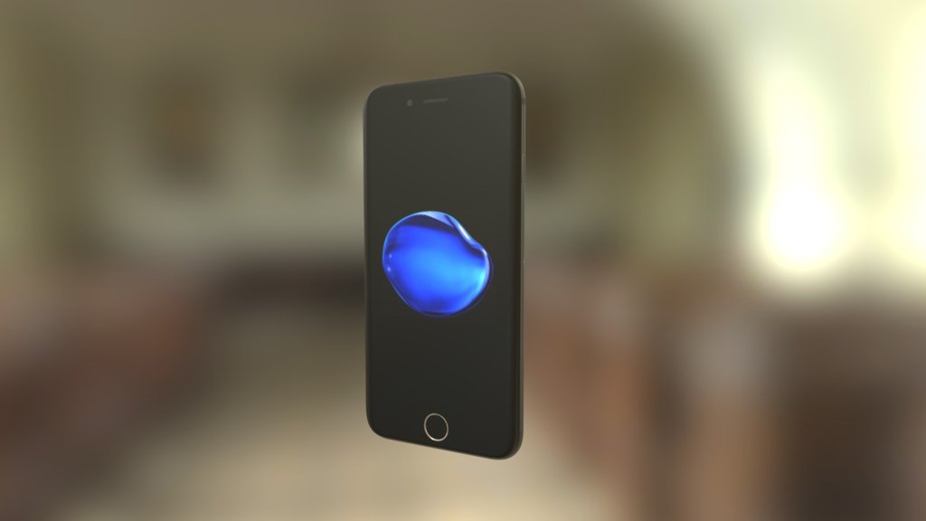 iPhone 8 3d Model ( Curved Design )