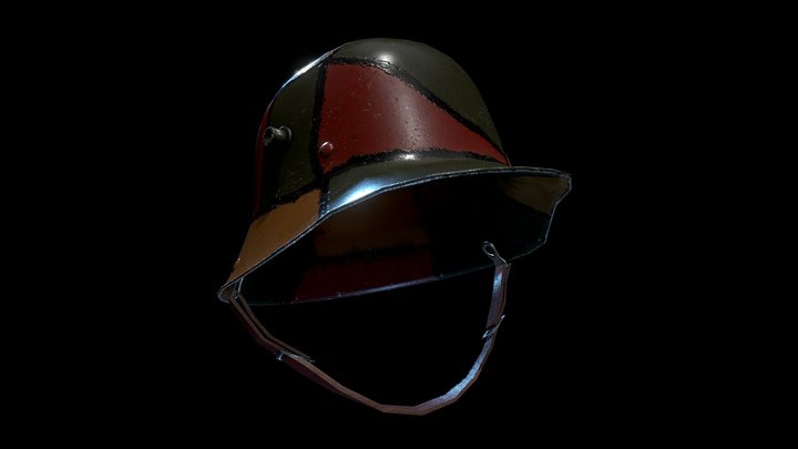 Stahlhelm M16 (German WW1 Helmet) 3D Model