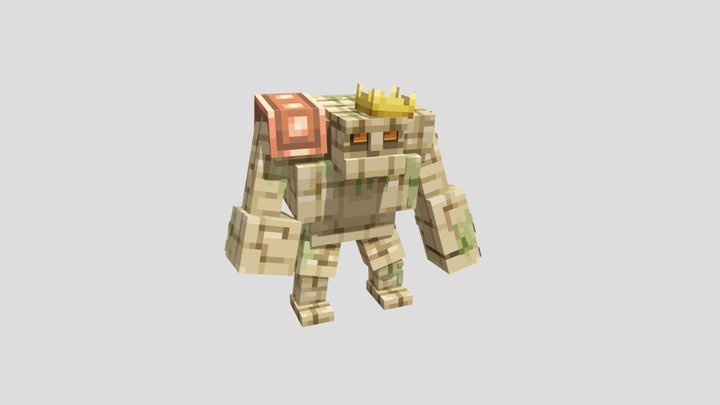 Stone golem 3D Model