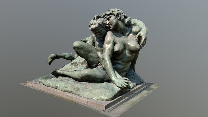 Le Faune mordu – Parc de La Boverie – Liège 3D Model