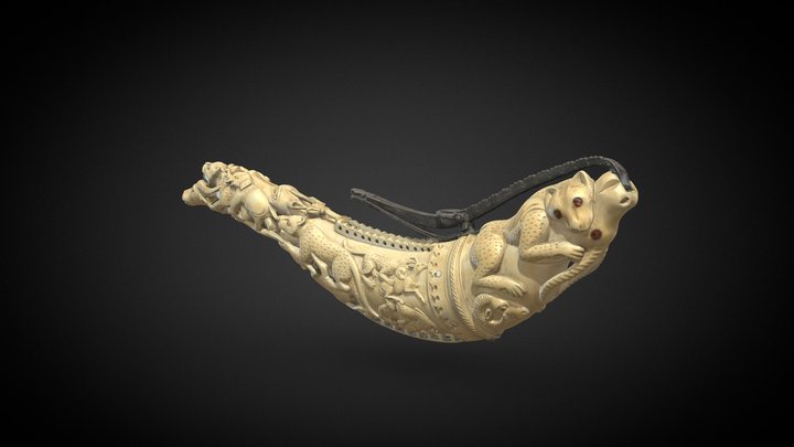 Priming Flask 3D Model
