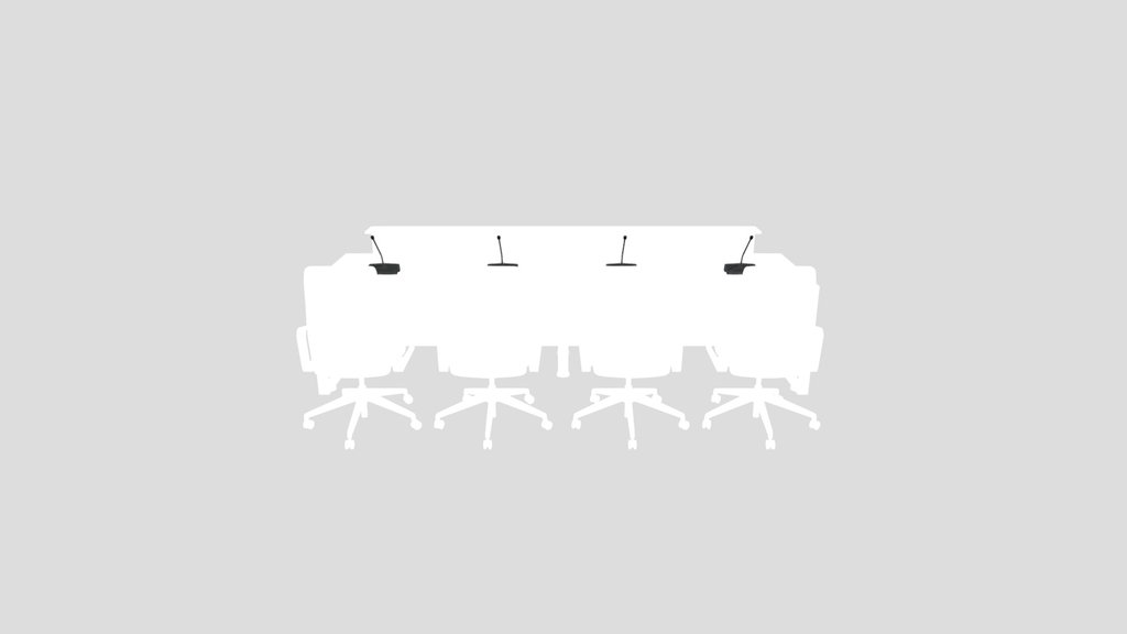 Lectern Furniture Set With Microphones