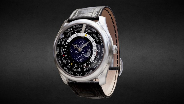 Patek Philippe Limited Editions 5575G Watch 3D Model