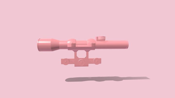 Mira Blaster Han Solo 3D Model