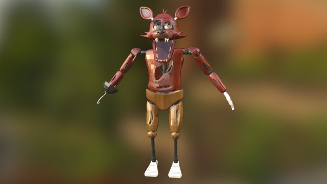 Foxy the pirate fox [FNAF1] 3D Model