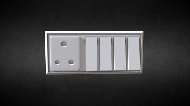 Electrical Switch Board / Power Socket 3D Model