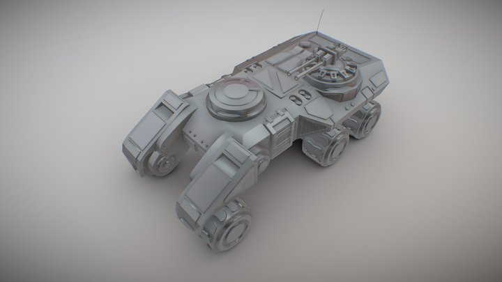 C&C 3 GDI Guardian APC 3 3D Model