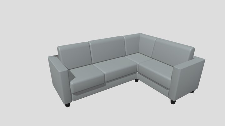 (Free) Low-Poly Couch – Kostenloses 3D-Modell STL
