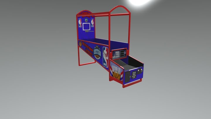 Basket Ball arcade game 3D Model