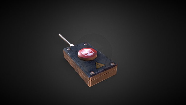 The Big Red Button 3D Model