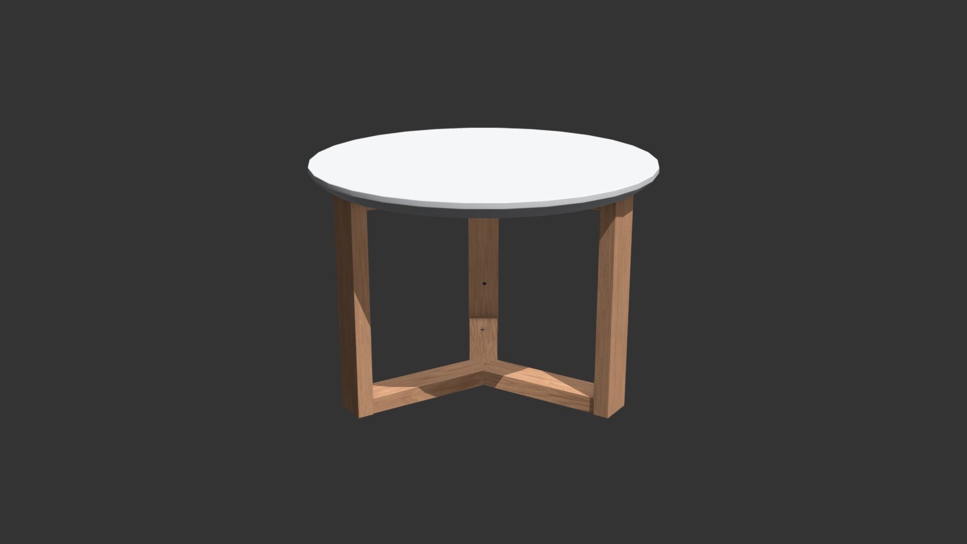 61930 MESA AUXILIAR LUCCA HIGHGLOSS BLANCO MAD N