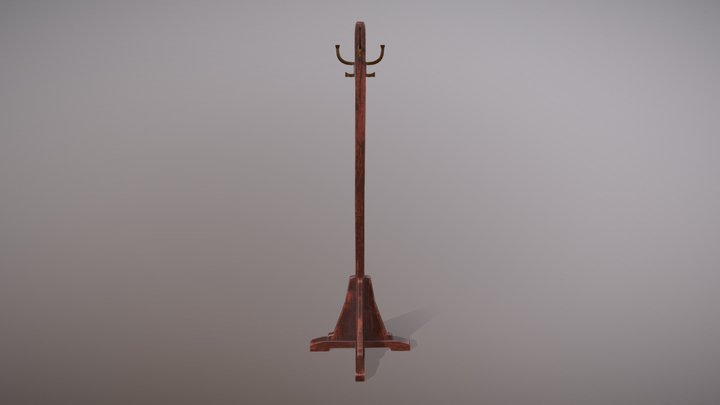 Coat Tree 3D Model