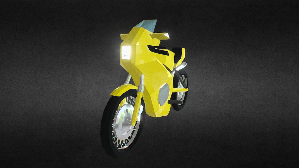 Yamaha Low-Poly Bike
