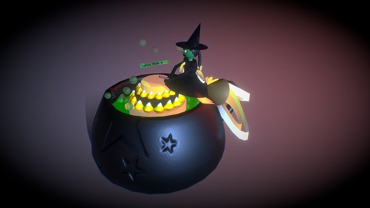 Halloween Mug 3D Model