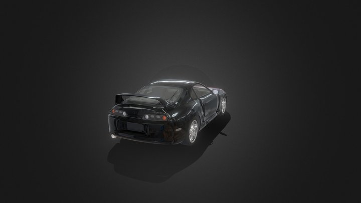 Toyota Supra 1998 stock 3D Model