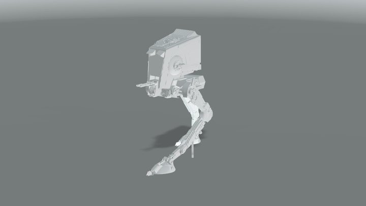 AT-ST Animation 3D Model