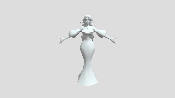 'Auntie' 3D Model - First Pass 3D Model