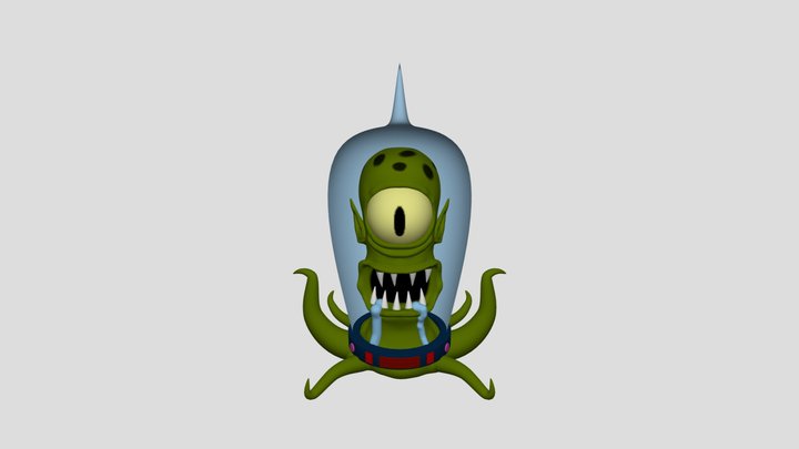 The Simpsons: Kang (or) Kodos sculpt 3D Model