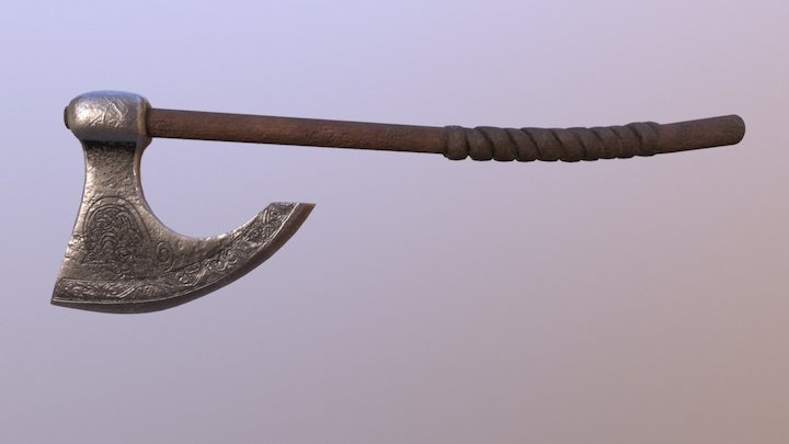 The ax Vikings – Kostenloses 3D-Modell STL