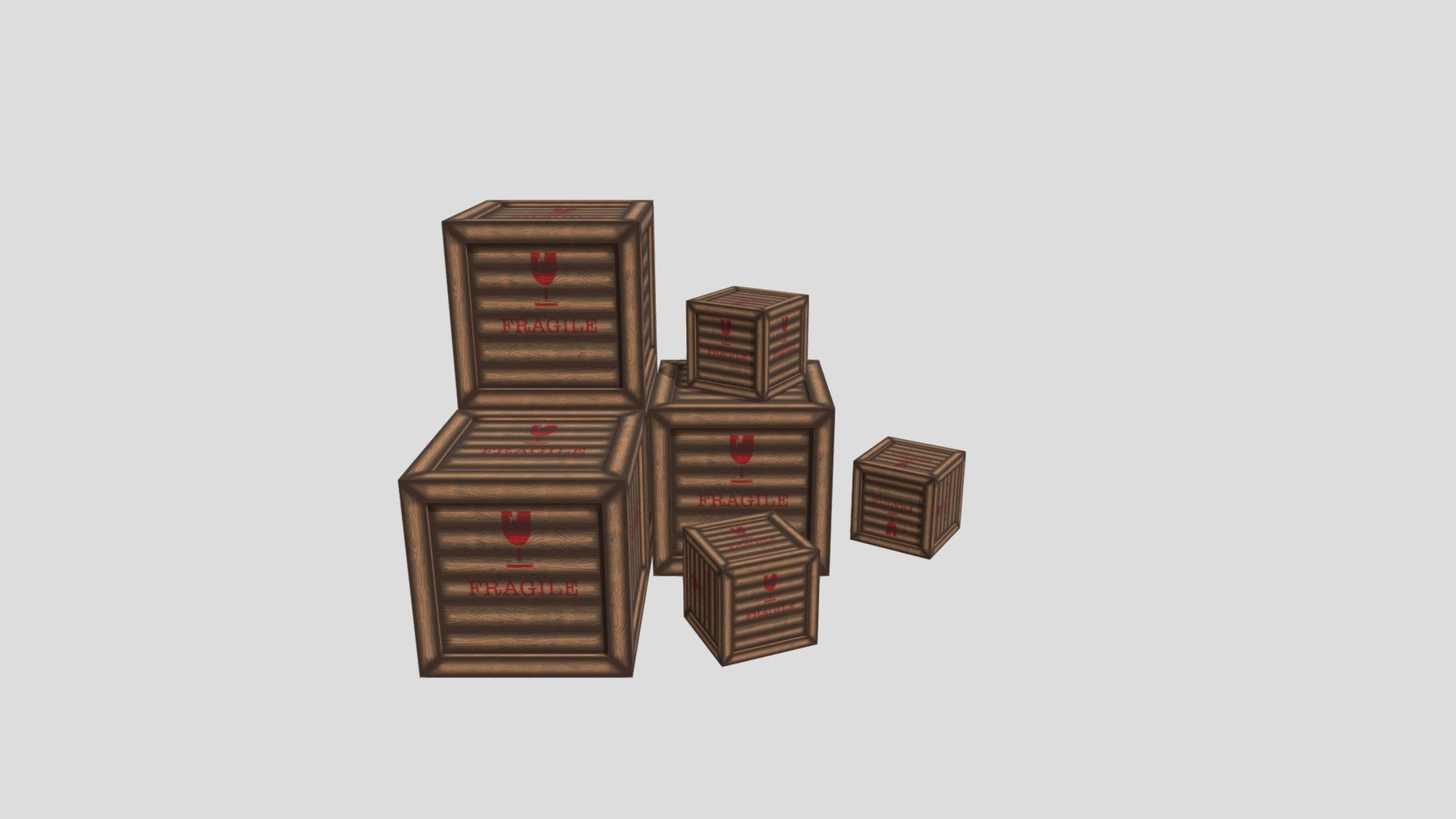 Crates Hand Painted textures