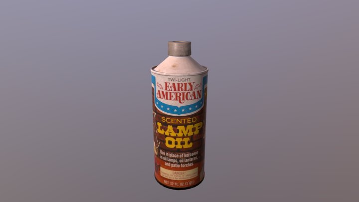 Twi-Light Early American Scented Lamp Oil 3D Model