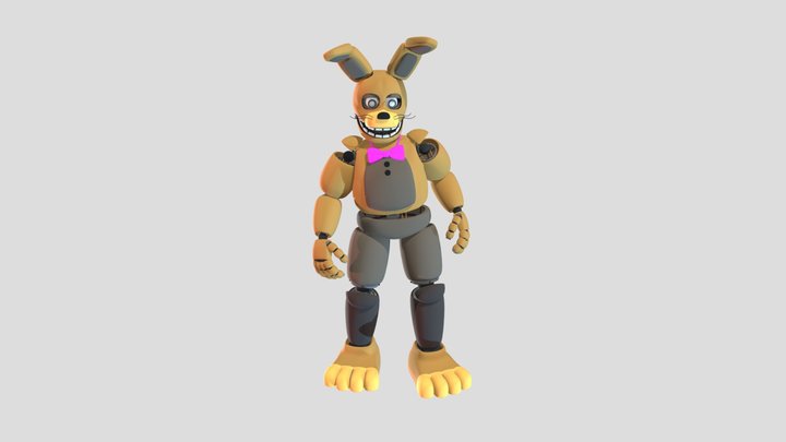 ImageToStl_com_Springbonnie_Untrapped 3D Model