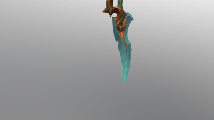 Ruined King Knife 3D Model
