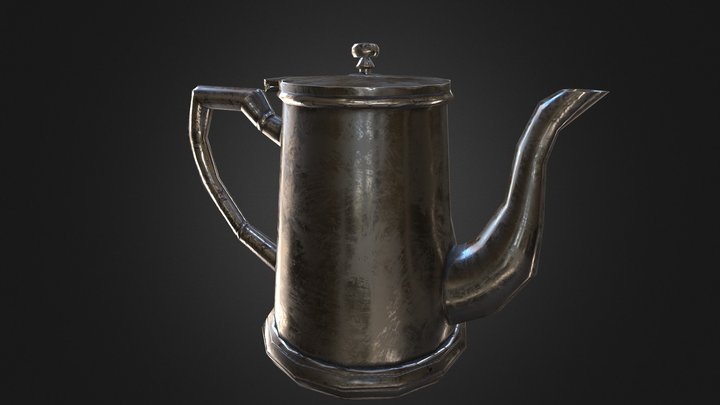 Teapot (Low Poly) 3D Model