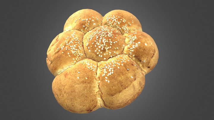 S00011 Bread 6 3D Model
