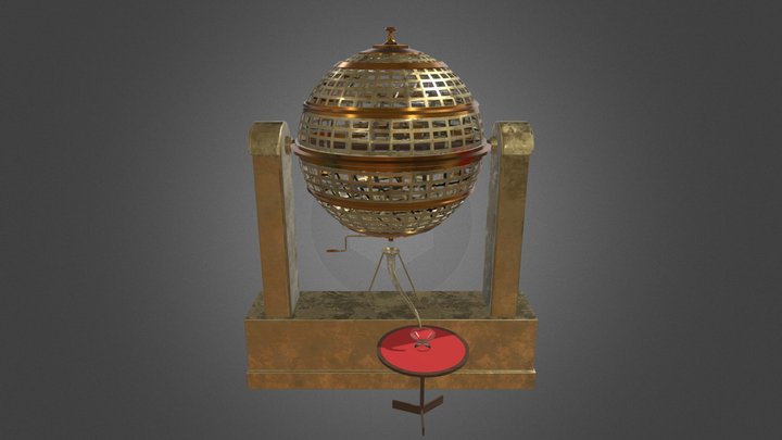 Lottery ball 3D Model