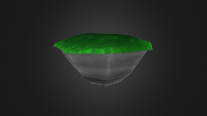 Floating Rock 3D Model