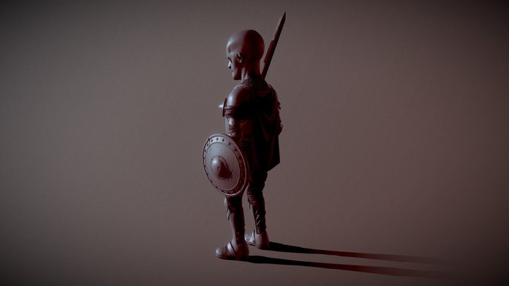 Old Knight 3D Model